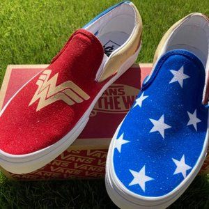 Wonder Woman 1984 Custom Vans